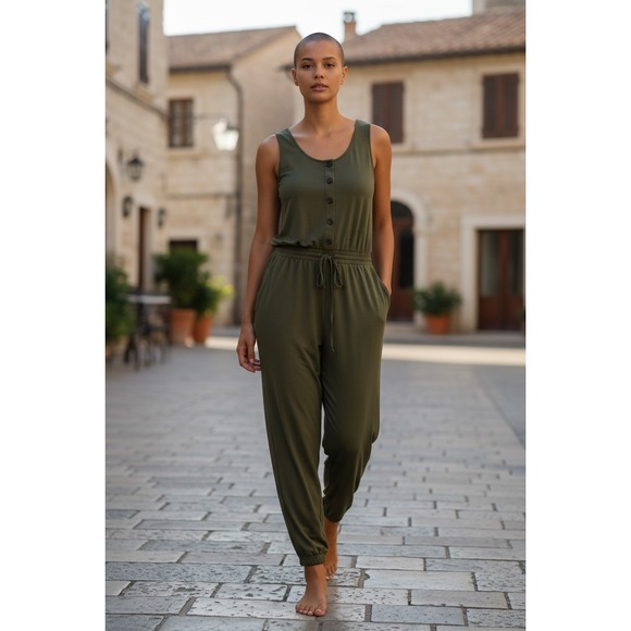 W for Women Pants - (E-193) J for Justify womens jomper size XL green olive